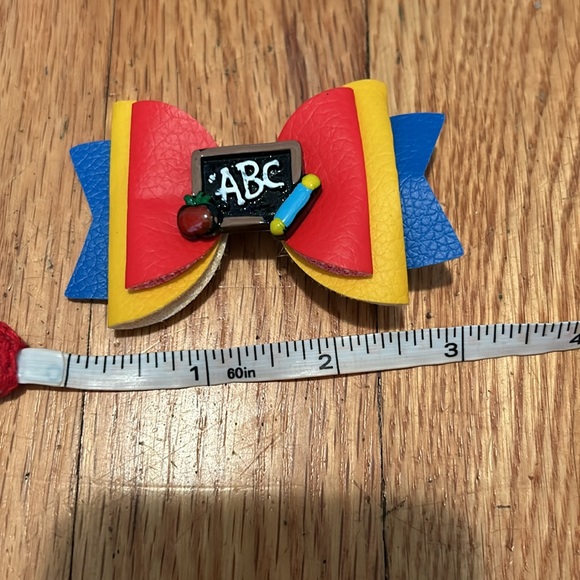 Back To School Bow Hair Clips Perfect Hair Accessories for Toddlers and Girls - Picture 8 of 9